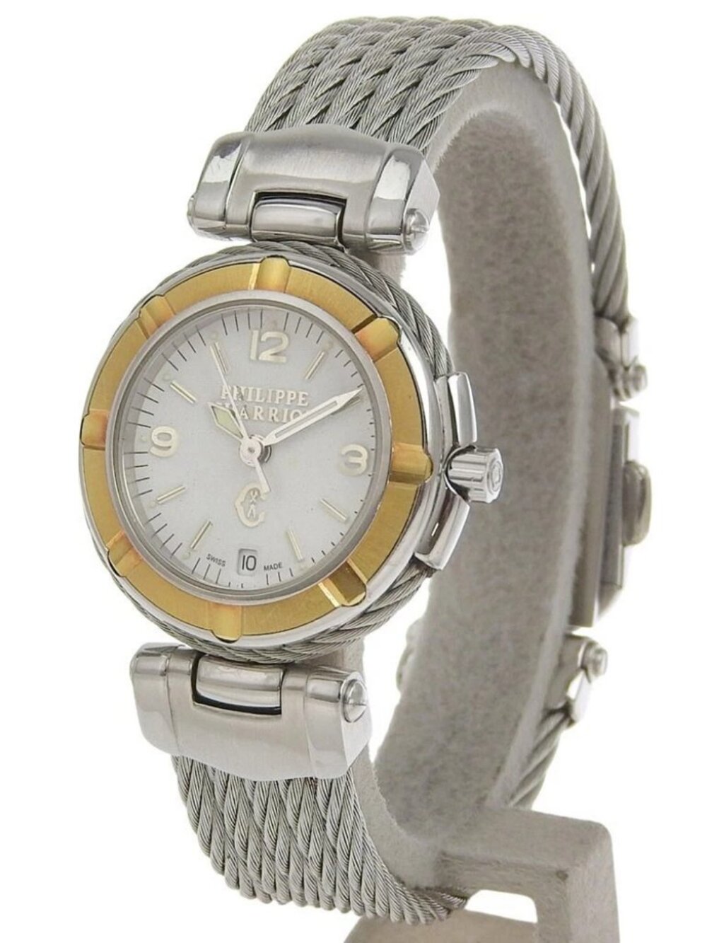 CHARRIOL Watches 53.97.3654 WhiteDial Stainless Steel Quartz Analog displa...